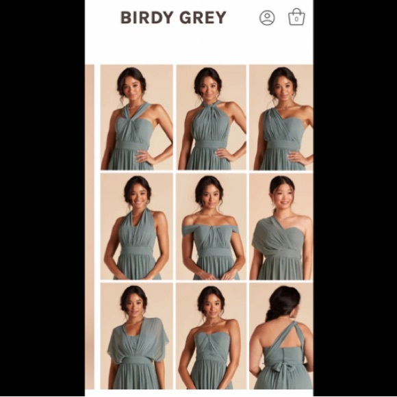 Birdy Grey - Grace Convertible Dress (Rosewood) size XS Brand New w/tags - Picture 5 of 11